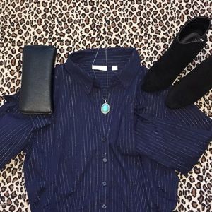 NEW YORK & COMPANY BUTTON DOWN